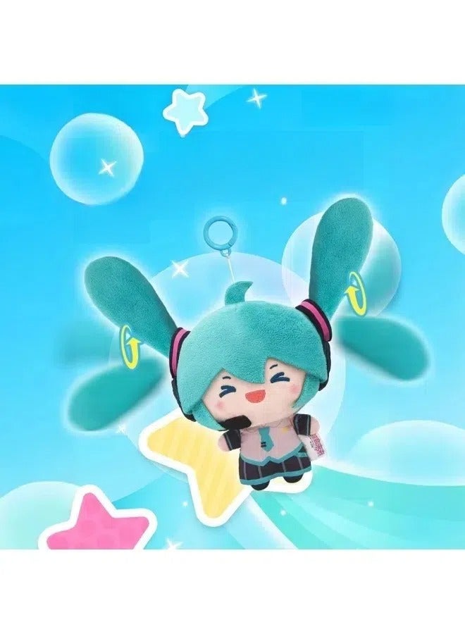 Hatsune Miku Ponytail Swinging Plush Doll Pendant Cute Hatsune Miku Plush Toy the best gift for family and friends - Image 2