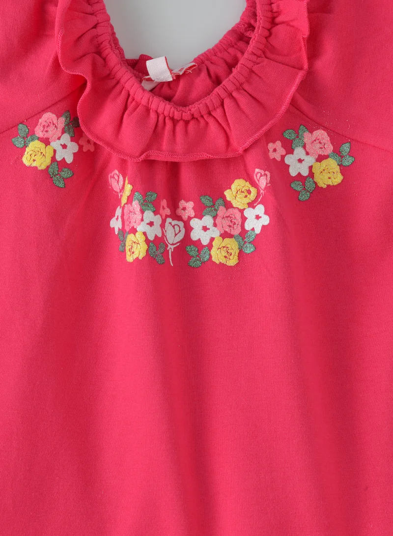 Jelliene Sunshine Squad: Girls' Breezy Cotton Tees Playful Prints & Summer Fun