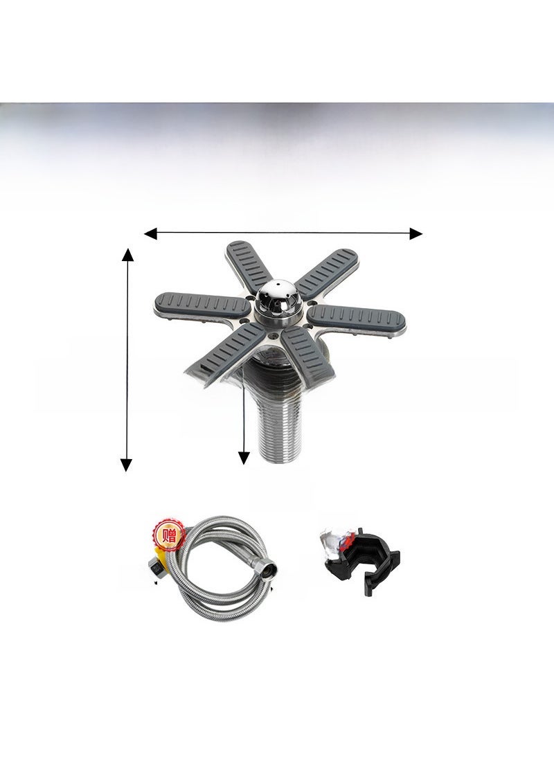 Arabest Automatic Stainless Steel High-Pressure Cup Washer No disc, no rotation + hose