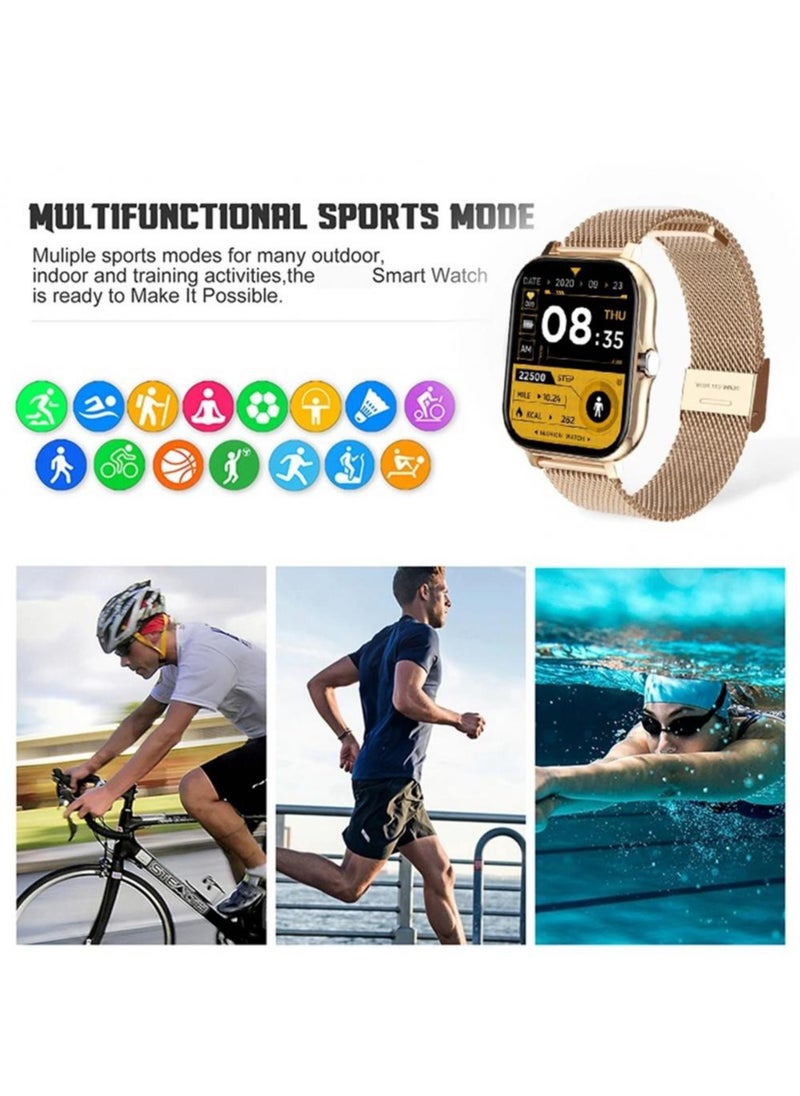 Generic - Y13 Multifunctional Smart Watch, 1.7 Inch Full Touch Screen IP67 Waterproof 3D Activity Sensor, Real-Time Heart Rate Measurement, Sleep Monitoring - Image 1