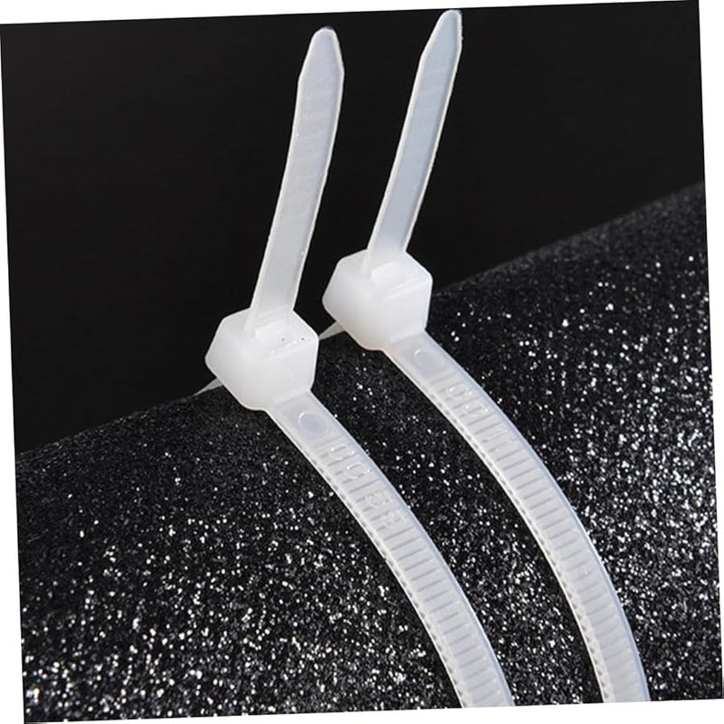 Releasable Nylon Cable Ties 100pcs Weather Resistant Reusable Wire Straps for Indoor Outdoor Use - Image 3