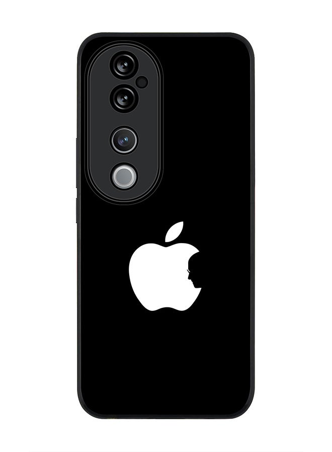 Stylizedd For vivo V40 5G /vivo V40 Pro Case,Slim fit Camera Protection, Shockproof Thin Phone cover - Steve's Apple - Black - Image 1