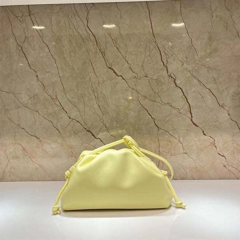 Carefully Selected 2025 Genuine Leather Women'S Bag, Shoulder Crossbody Dumpling Bag, Clutch Bag, Cowhide Cloud Bag, Pleated Armpit Small Bag - Image 4