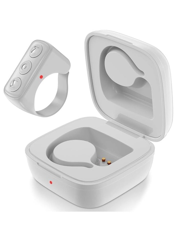 Tiktok Scrolling Ring, Page Turner for iPad iPhone & Android Tablet, Bluetooth Scroller Ring Remote Control for TIK Tok, Wireless Camera Video Recording for iOS, Android - Image 1