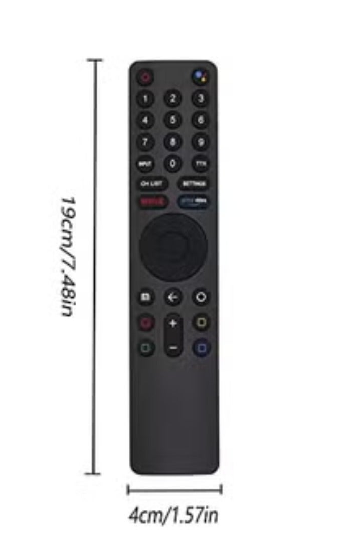 ELTRAZONE Universal Bluetooth Voice Remote for Xiaomi Mi TV 4S 4A 4X 5X Q1 Q2 P1 | Smart TV Replacement Controller with Easy Pairing & Quick Access Keys - Image 2