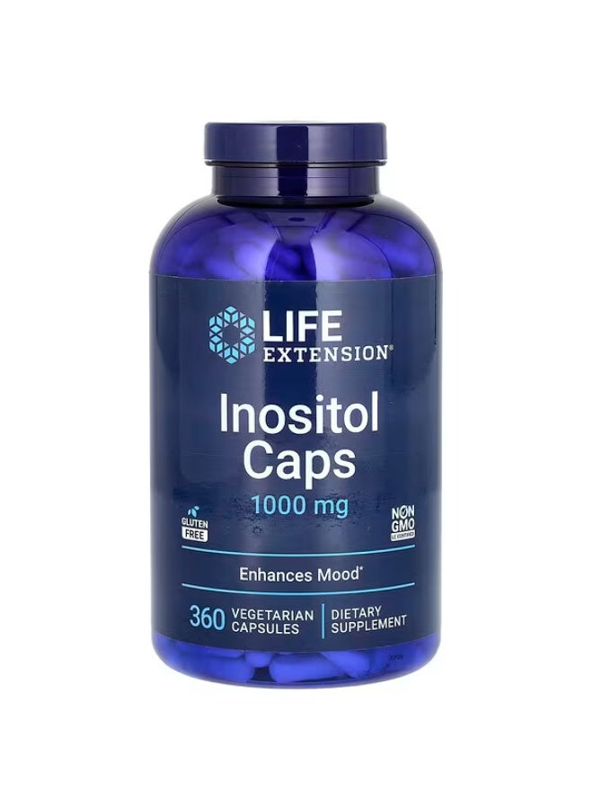 لايف إكستنشن، كبسولات إينوزيتول، 1000 ملغ، 360 كبسولة نباتية - Image 1