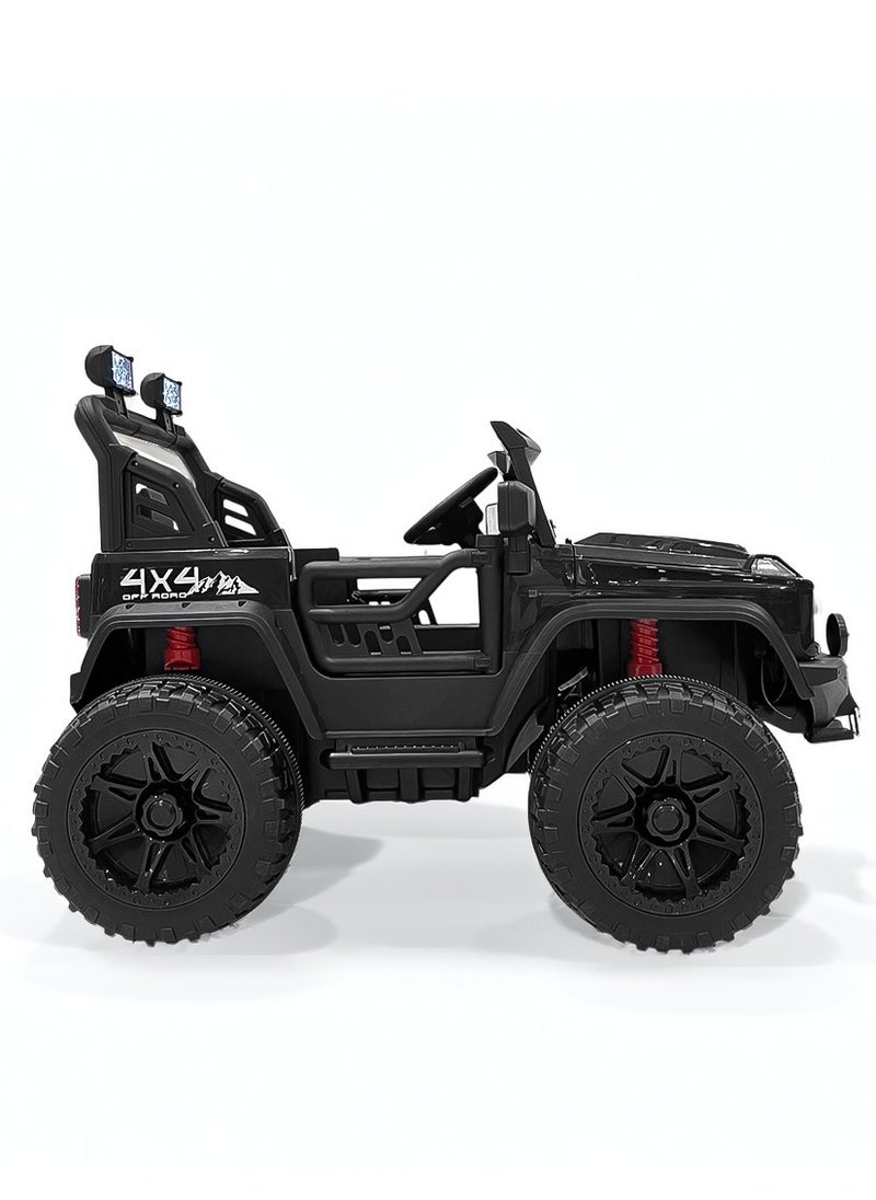 Crony CN-016 4-Tyre Kids Cross Country Electric Ride-On Car, 7KM/H Max Speed, Three Speed Modes with Parental Remote Control, LED Lights, Bluetooth Speaker, Multimedia Player, 12V/7AH Battery, 9KM Range, Front Suspension, Safe & Stable for Kids Aged 3-14  - Image 4