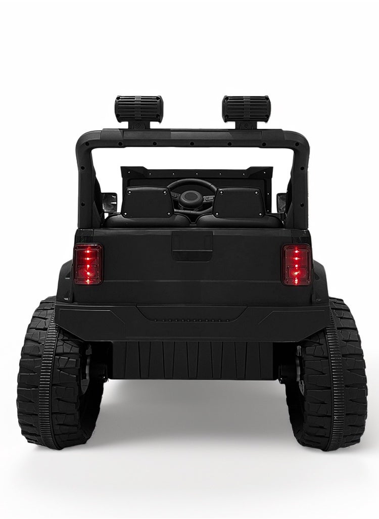 Crony CN-016 4-Tyre Kids Cross Country Electric Ride-On Car, 7KM/H Max Speed, Three Speed Modes with Parental Remote Control, LED Lights, Bluetooth Speaker, Multimedia Player, 12V/7AH Battery, 9KM Range, Front Suspension, Safe & Stable for Kids Aged 3-14  - Image 5