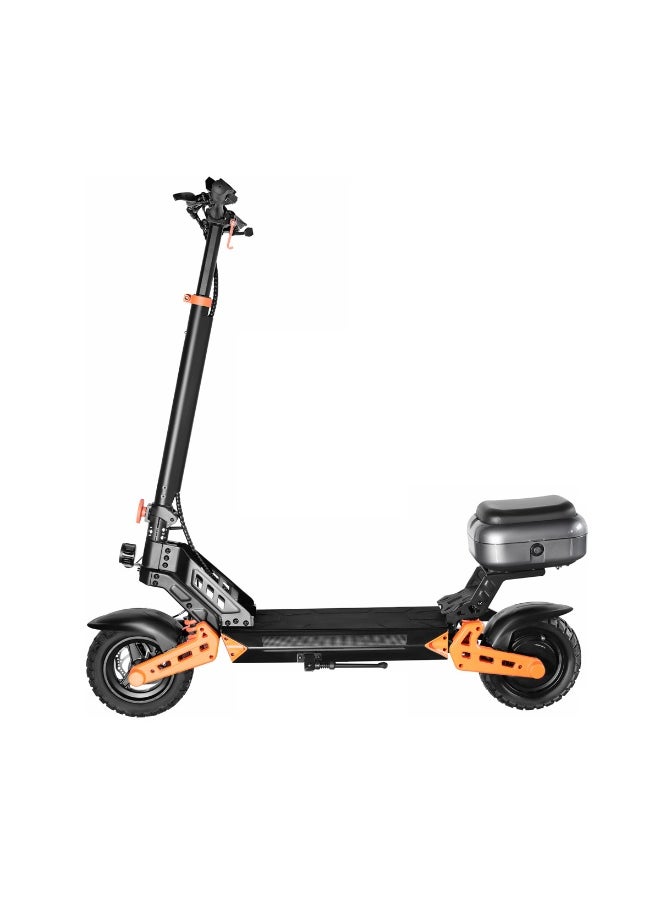 Crony D2 Pro 1500W Electric Scooter for Adults, Max Speed 70KM/H, 48V 15A Battery, 40KM Pure Electric Range, 10"Off-Road Tubeless Tires, Foldable E-Scooter with Front and Rear Suspension, Front Disc & Rear Power-Off Brake, Aluminum Frame, APP-Connected Smart E-Bike, Dual Shock Absorbers, Portable Urban Commuter Scooter  - Image 4