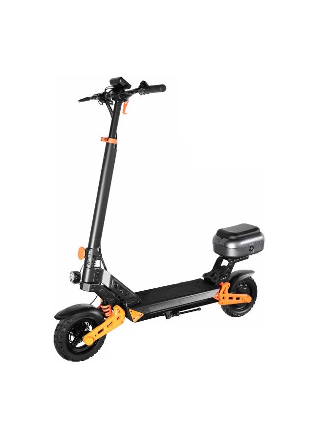 Crony D2 Pro 1500W Electric Scooter for Adults, Max Speed 70KM/H, 48V 15A Battery, 40KM Pure Electric Range, 10"Off-Road Tubeless Tires, Foldable E-Scooter with Front and Rear Suspension, Front Disc & Rear Power-Off Brake, Aluminum Frame, APP-Connected Smart E-Bike, Dual Shock Absorbers, Portable Urban Commuter Scooter  - Image 3
