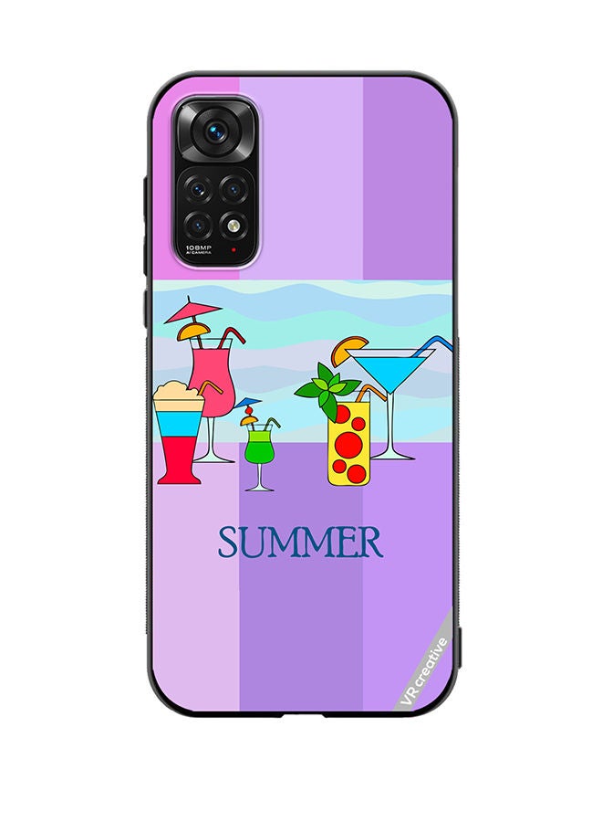 Protective Case Cover For Xiaomi Redmi Note 11S Summer Design Multicolour