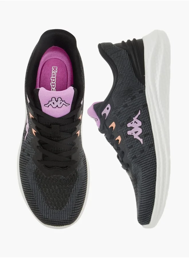 Kappa Women's Mesh Sports Shoes with Lace-Up Closure