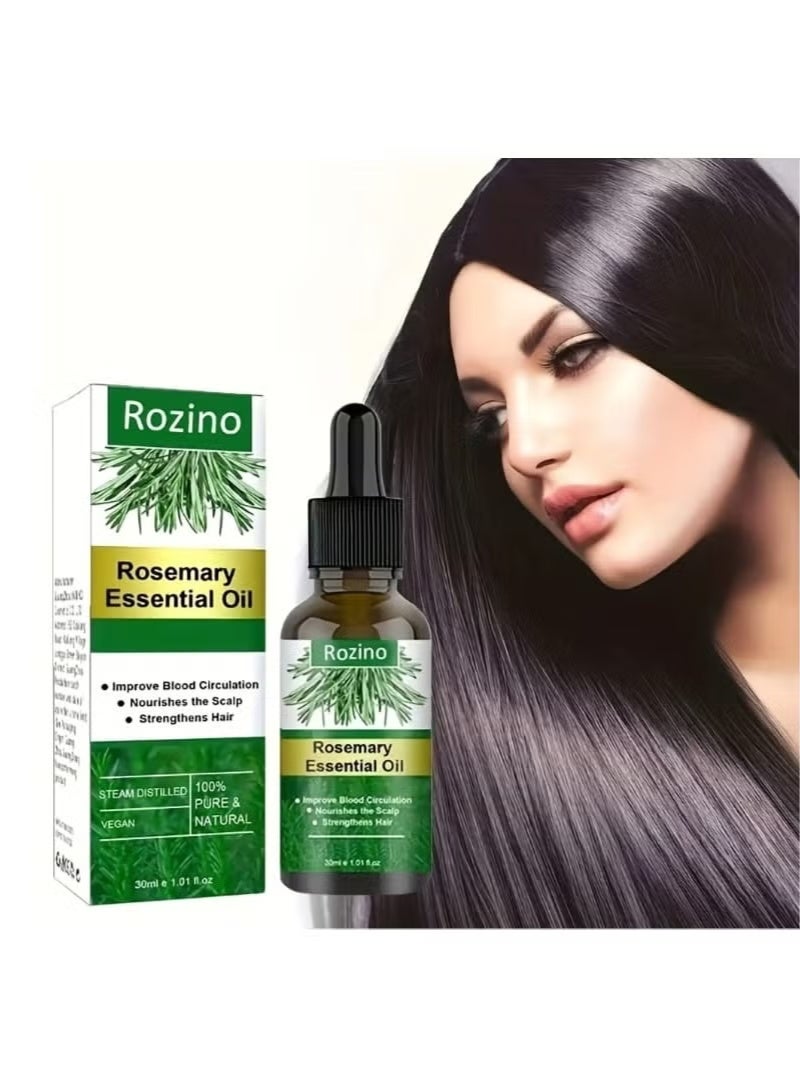 EELHOE 2 pieces rosemary essential oil for hair care - Image 1