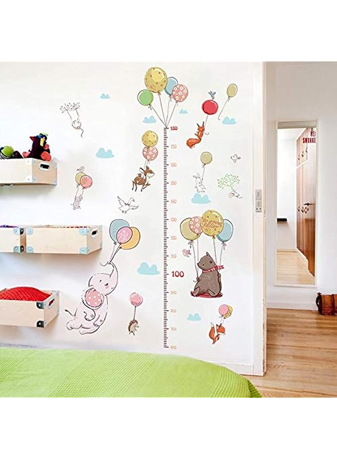 Zaboon Cartoon Animal Height DIY PVC Stickers Wall Stickers For Kids Rooms Boys Girls Children Bedroom Home Decor Wallpaper - Image 1