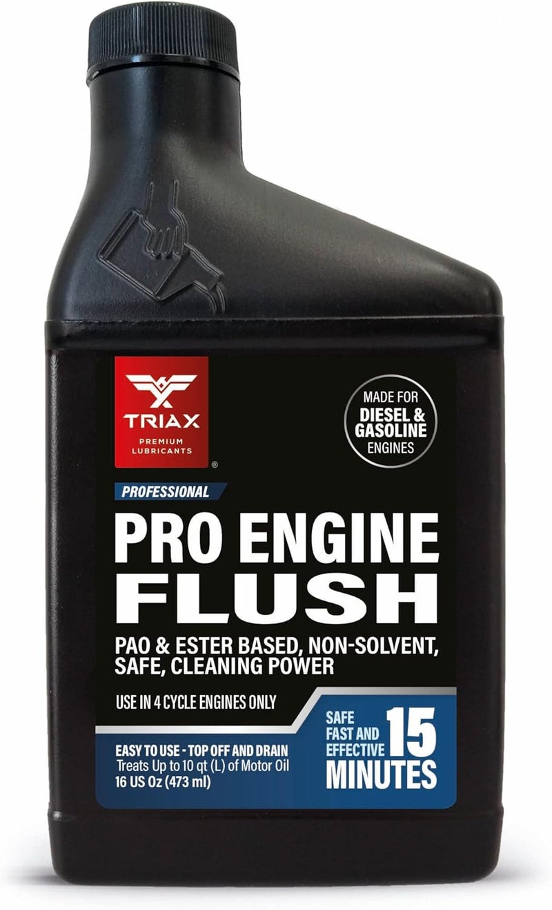 ترياكس  غسيل محرك TRIAX Pro - تنظيف المحرك بالزيت الاصطناعي بالكامل - يزيل الرواسب الطينية والراتنجية والكربونية - تركيبة خالية من المذيبات - آمن لجميع المحركات تصميم معلق موفر للمساحة - Image 1