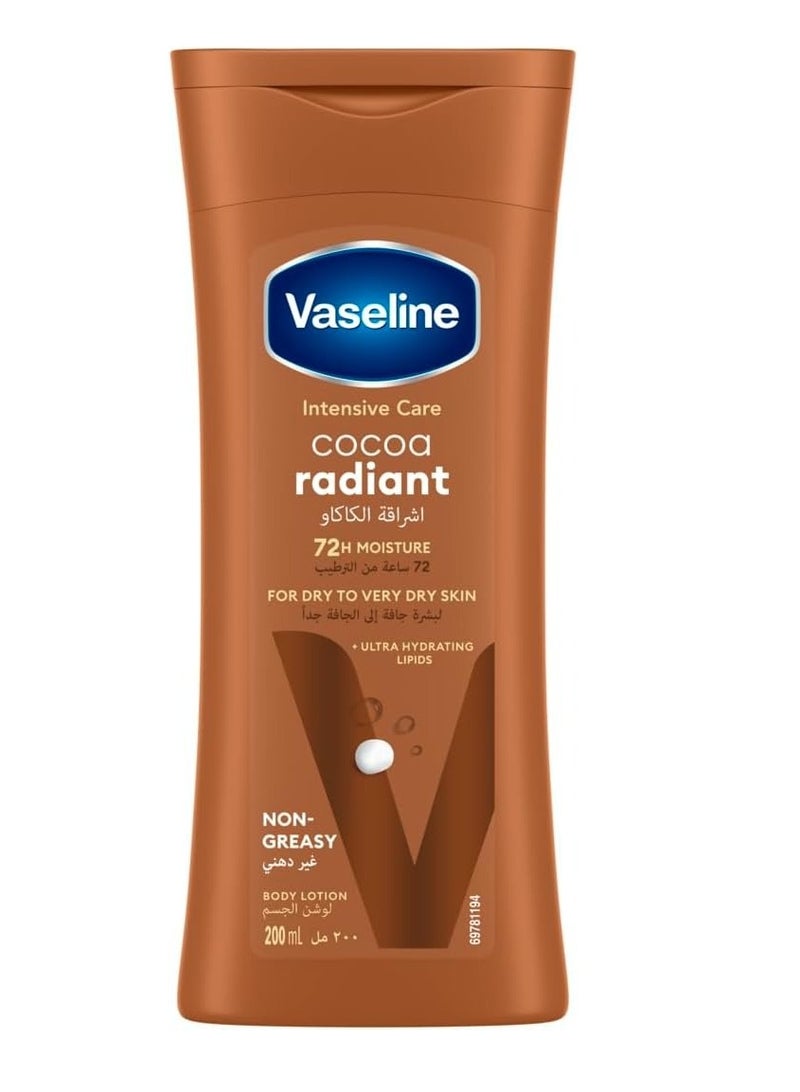 فازلين لوشن فازلين للجسم بخلاصة الكاكاو، 200 مل - Image 1