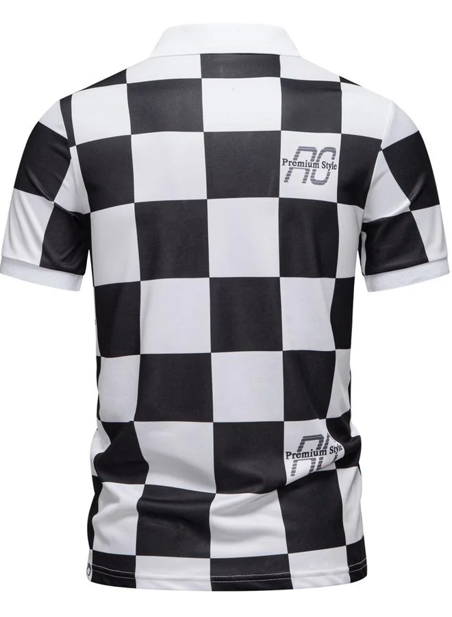 Take Two Multi Men Checkered Polo for Men | Best Price UAE