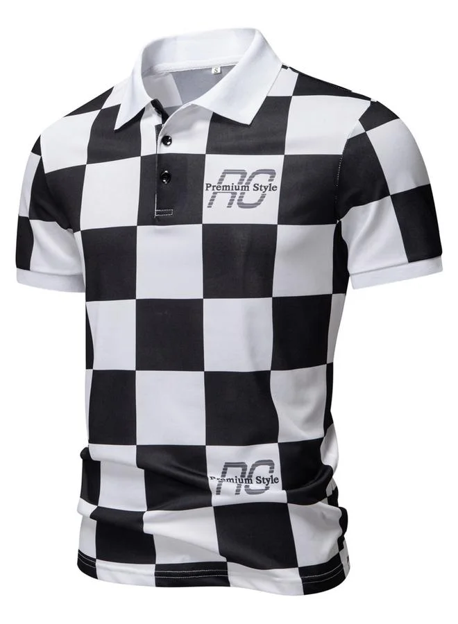 Take Two Multi Men Checkered Polo for Men | Best Price UAE
