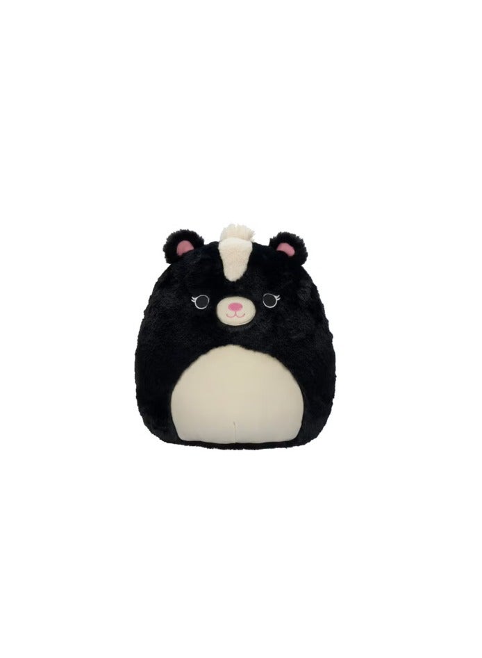 Squishmallows Squishmallow Fuzzamallows Selma Black & White Skunk 12inches