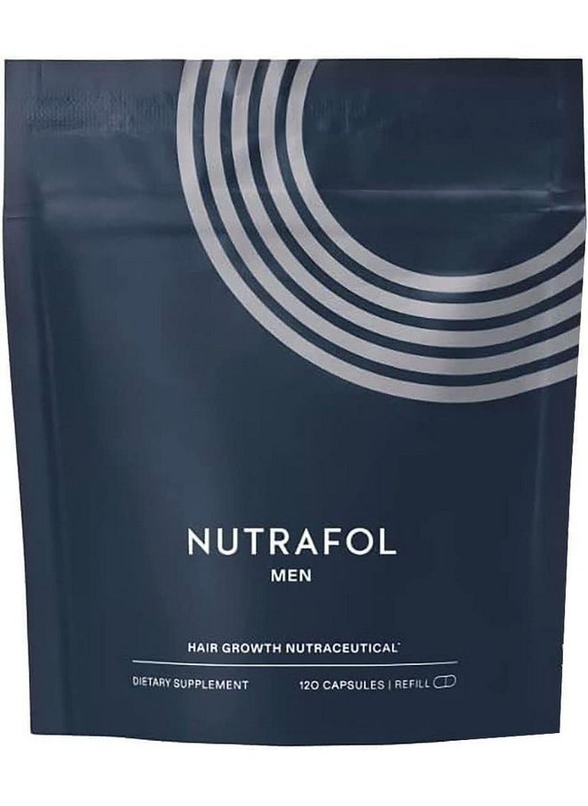 NUTRAFOL - Utrafol Men'S Hair Growth Supplements Clinically Tested For Visibly Thicker Hair And Scalp Coverage Dermatologist Recommended 1 Month Supply 1 Refill Pouch - Image 1