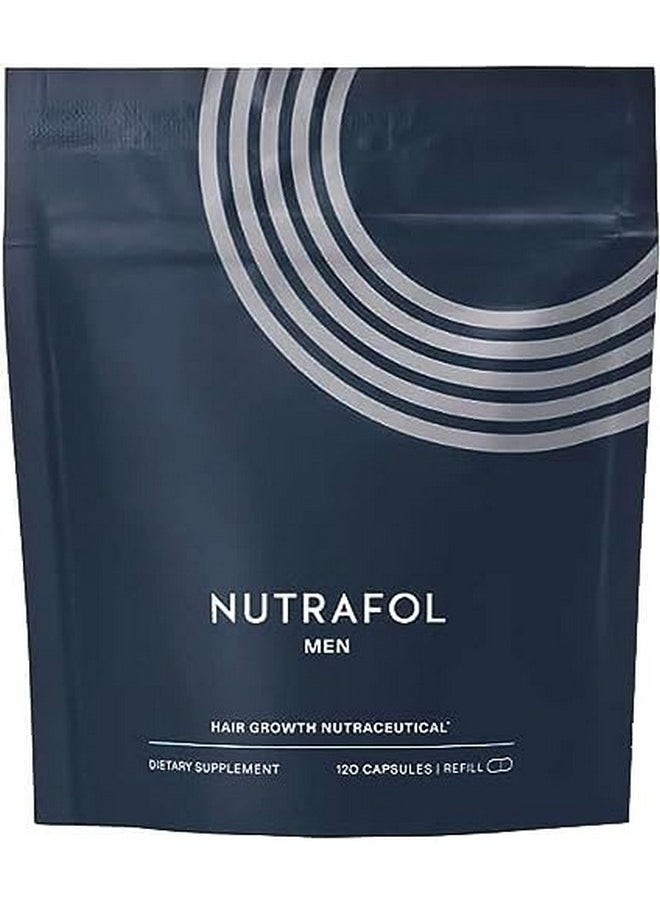 NUTRAFOL - Utrafol Men'S Hair Growth Supplements Clinically Tested For Visibly Thicker Hair And Scalp Coverage Dermatologist Recommended 1 Month Supply 1 Refill Pouch - Image 1