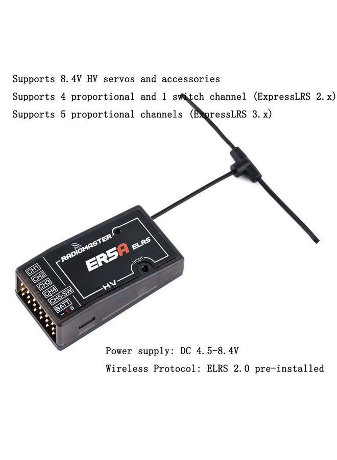 راديوماستر Er5A 5Ch 2.4Ghz Expresslrs Elrs Pwm مع مستقبل دبوس لطائرة Rc سيارة قارب أجزاء DIY - Image 2