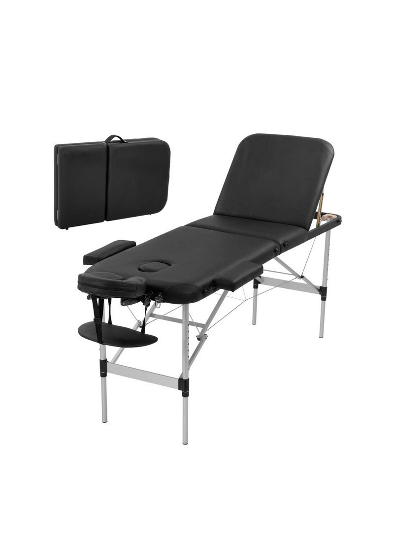 Generic Professional Portable Massage Bed Eyelash Bed Spa Bed Height Adjustable Folding Tote Bag For Treatment Tattoo Salon Facial Treatment - Image 1