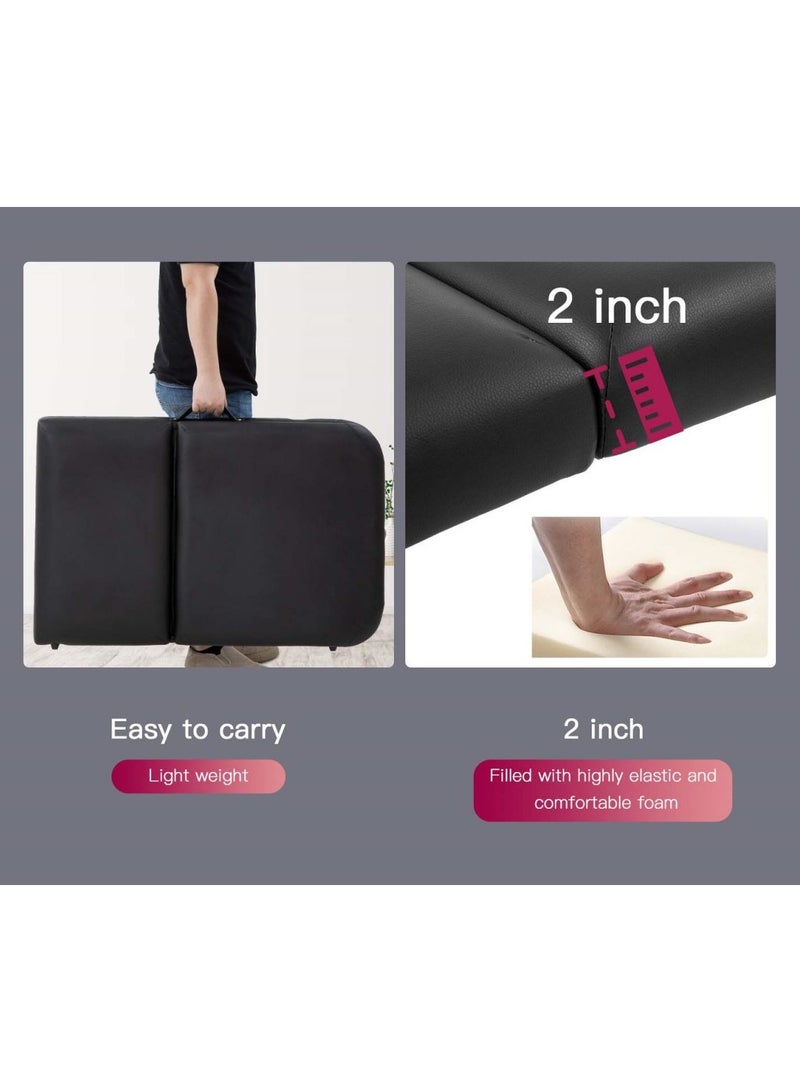 Generic Professional Portable Massage Bed Eyelash Bed Spa Bed Height Adjustable Folding Tote Bag For Treatment Tattoo Salon Facial Treatment - Image 3