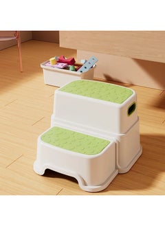 GT-Wheel Toddler Step Stool for Bathroom Sink Toilet Potty Training 2 Step Stool with Handle  - Image 1