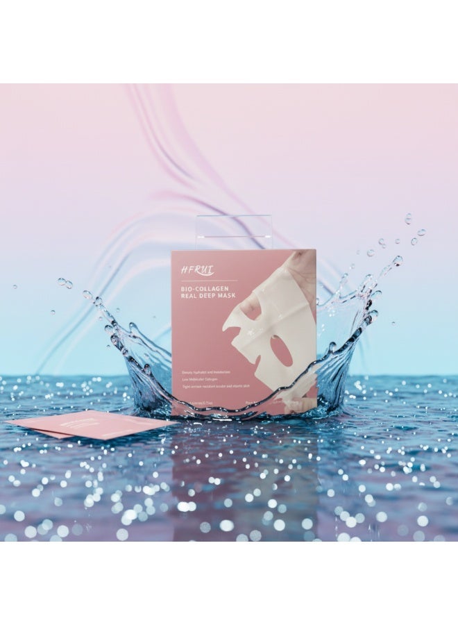 HFRUI  Bio-Collagen Real Deep Mask | Instant Moisture Boost | Firming & Anti-Aging | With Hyaluronic Acid & Niacinamide - Image 1