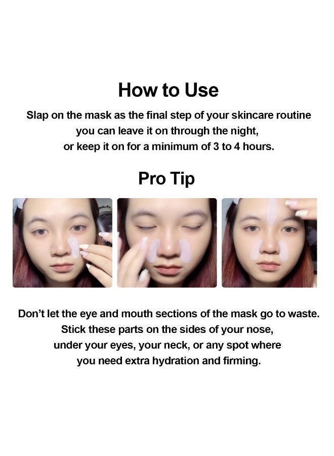 HFRUI  Bio-Collagen Real Deep Mask | Instant Moisture Boost | Firming & Anti-Aging | With Hyaluronic Acid & Niacinamide - Image 4