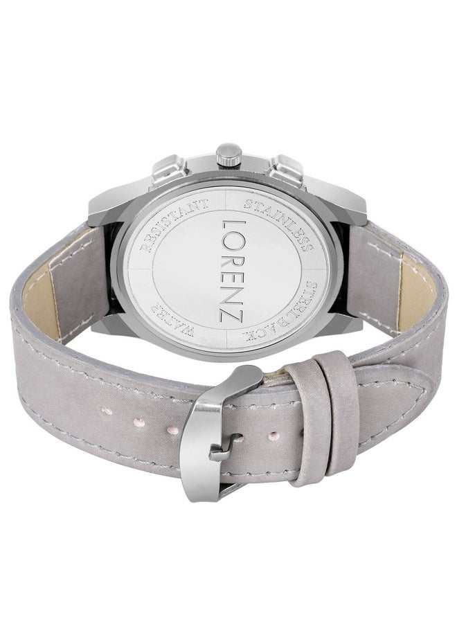 Lorenz LORENZ Gift Combo Box of Men's Grey Dial Watch, Grey Wallet & Black Sunglasses | CM-3032SN1-WL-25  - Image 3