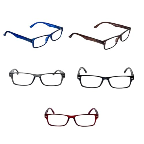 Bhavya Optic Blue Cut Reading Glasses for Men and Women Blue Block Reading Glasses for people with age above 40 years Pack of 2 (+1.75) - Image 2