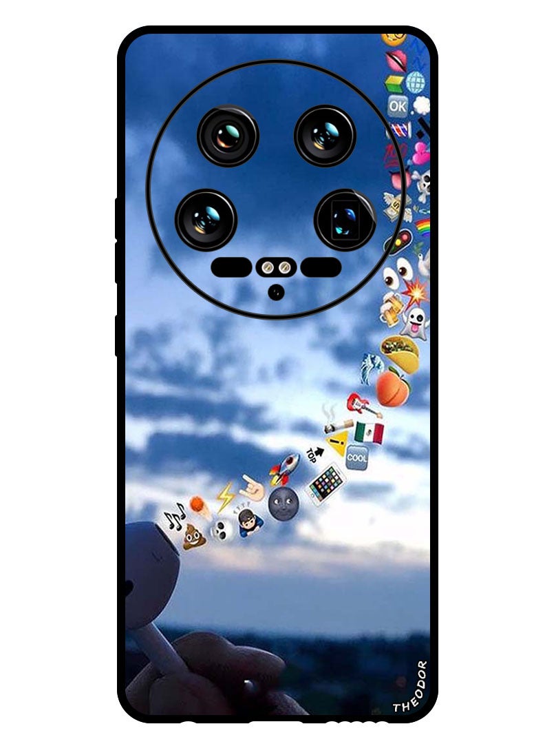 Theodor Protective Case Anti Scratch Shock Proof Bumper Cover For Xiaomi 14 Ultra Handfree - Image 1