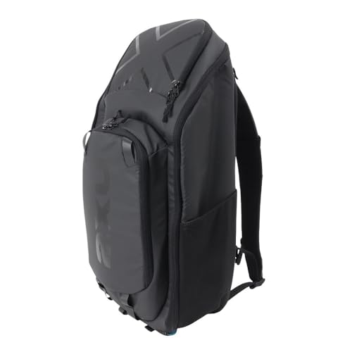 2XU Transition Backpack - Secure Storage Bag for Swim, Run, Bike Clothing - Black - Image 1