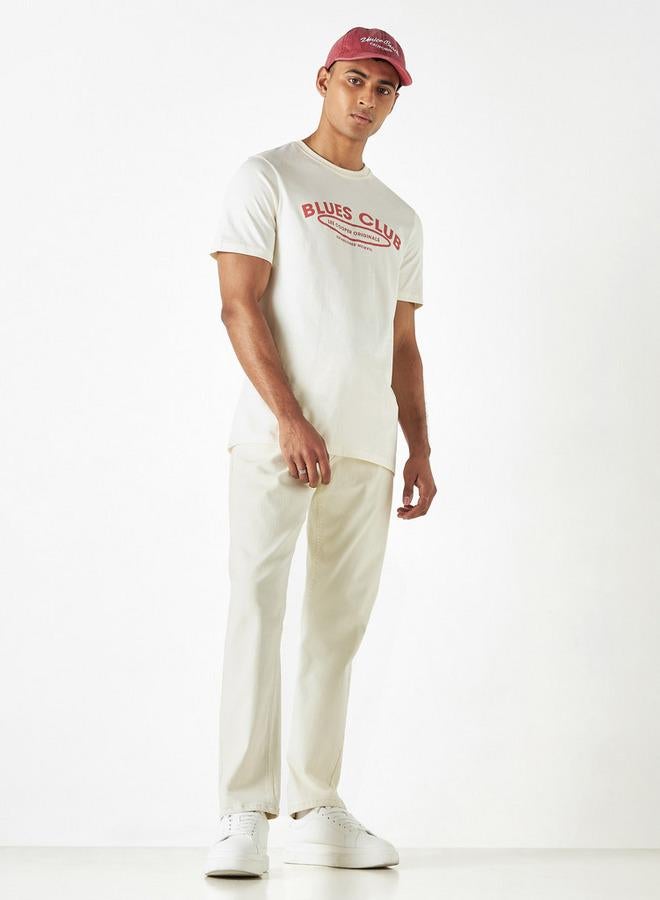 لي كوبر تيشيرت بياقة ضيّقة وأكمام قصيرة وتفاصيل شعار من لي كوبر - Image 2