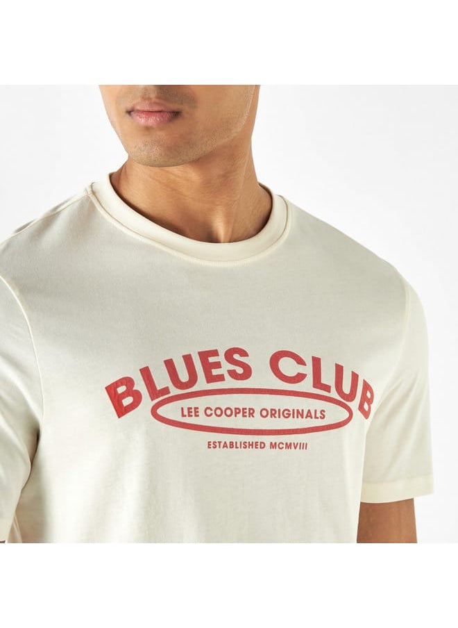 Lee Cooper Lee Cooper Logo Detail Crew Neck T-shirt with Short Sleeves  - Image 4