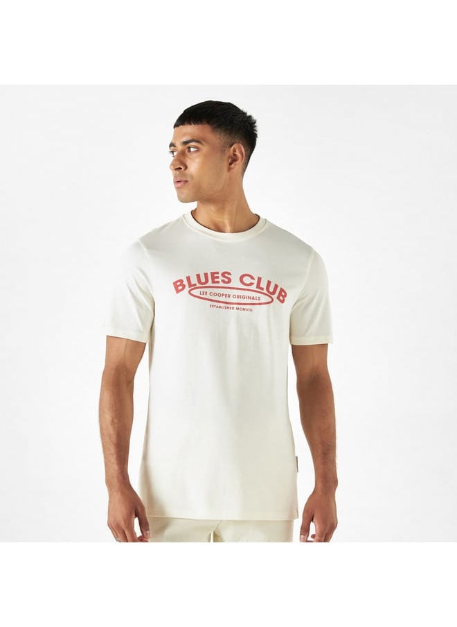 Lee Cooper Lee Cooper Logo Detail Crew Neck T-shirt with Short Sleeves  - Image 1
