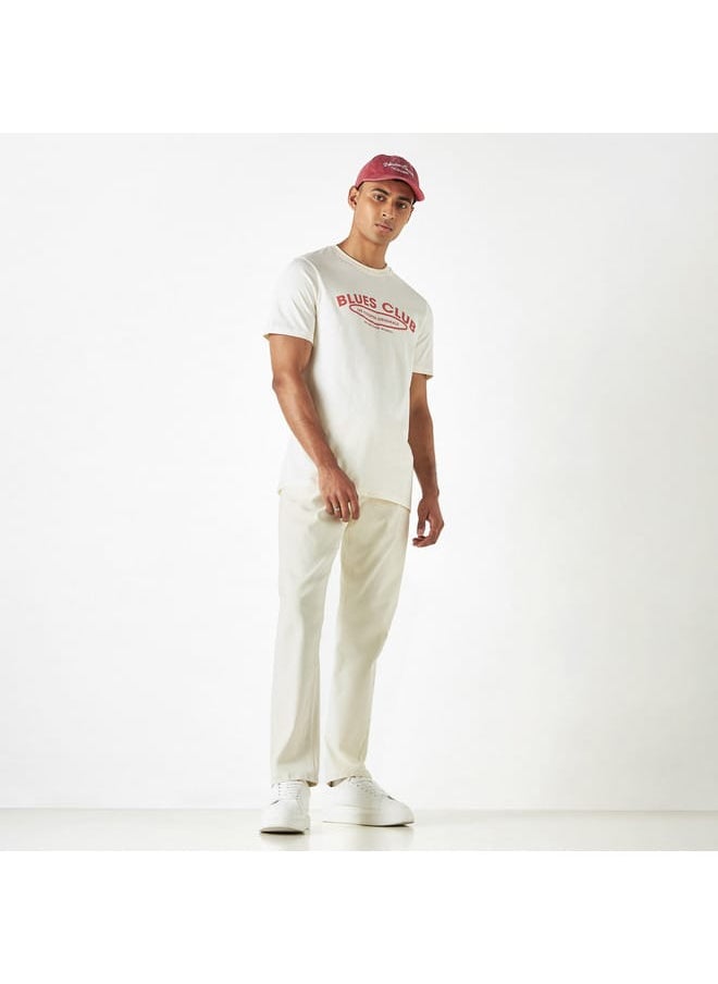 Lee Cooper Lee Cooper Logo Detail Crew Neck T-shirt with Short Sleeves  - Image 2