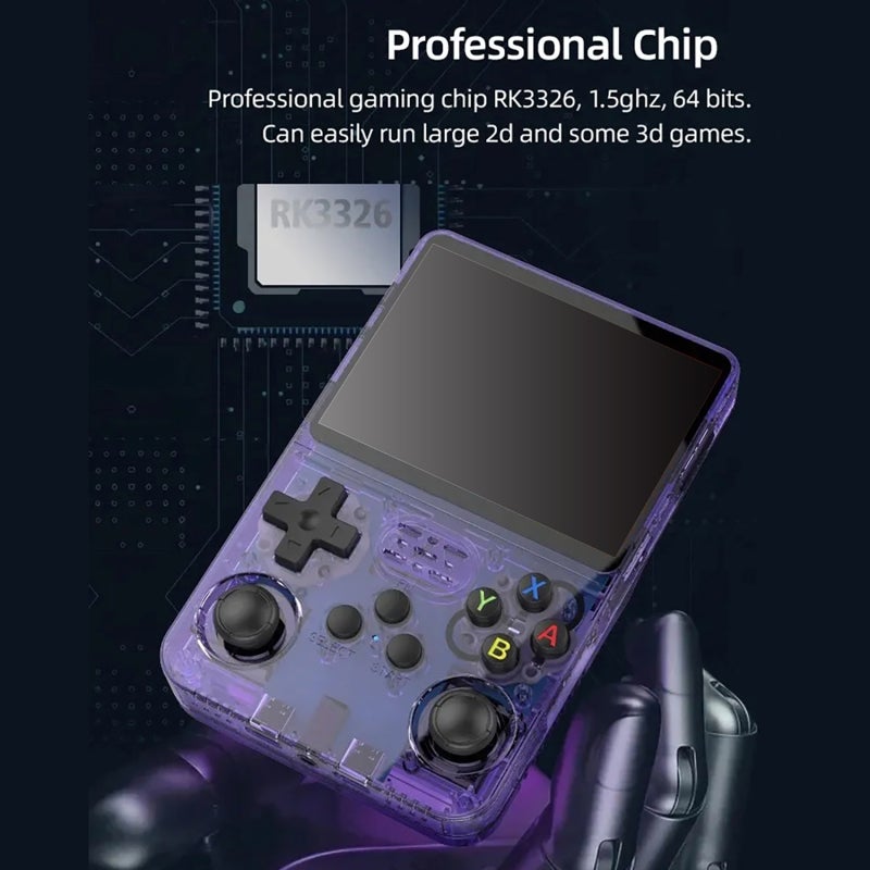 Handheld Game 3.5-inch IPS 640*480 High-clear Screen Supports Multiple Emulators, Dual 3D Joysticks, Dual Storage Cards, with OTG Interface Game Console Rechargeable Long Battery Life Play on TV - Image 3