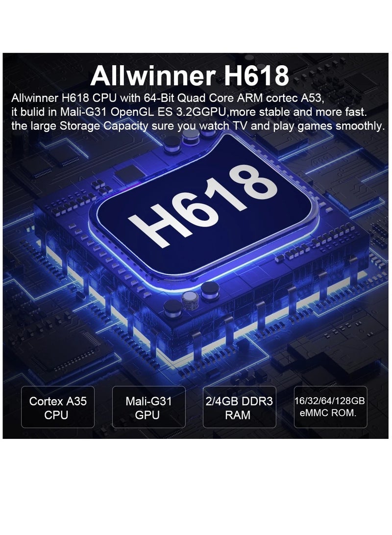 Transpeed Android 12.0 Set Top Box Voice Assistant 6K  4GB 32 GB - Image 4