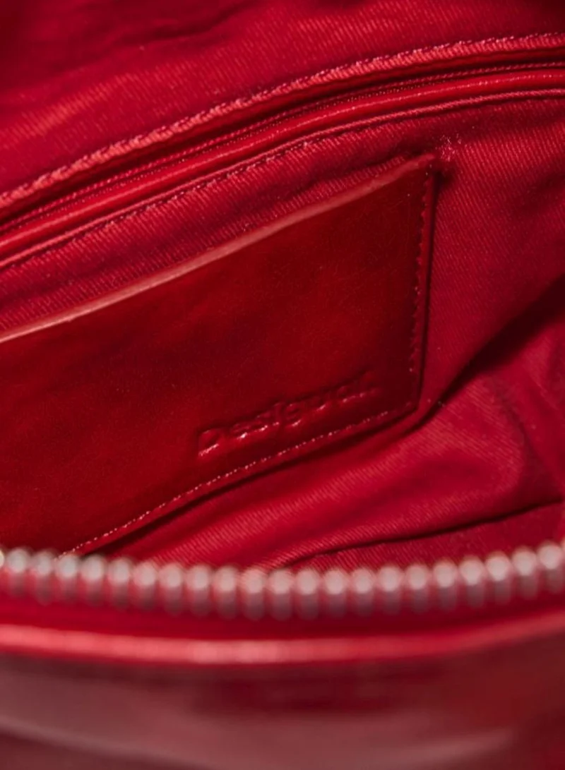 DESIGUAL Red Buckle bag leather effect for Women | Best Price UAE