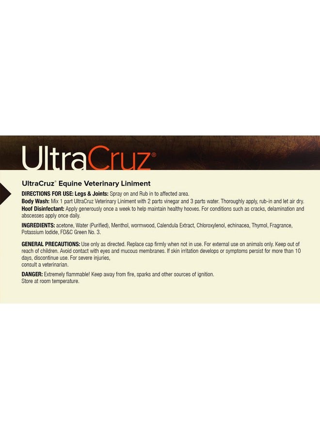 UltraCruz UltraCruz Veterinary Liniment Spray for Horses, 32 oz  - Image 4