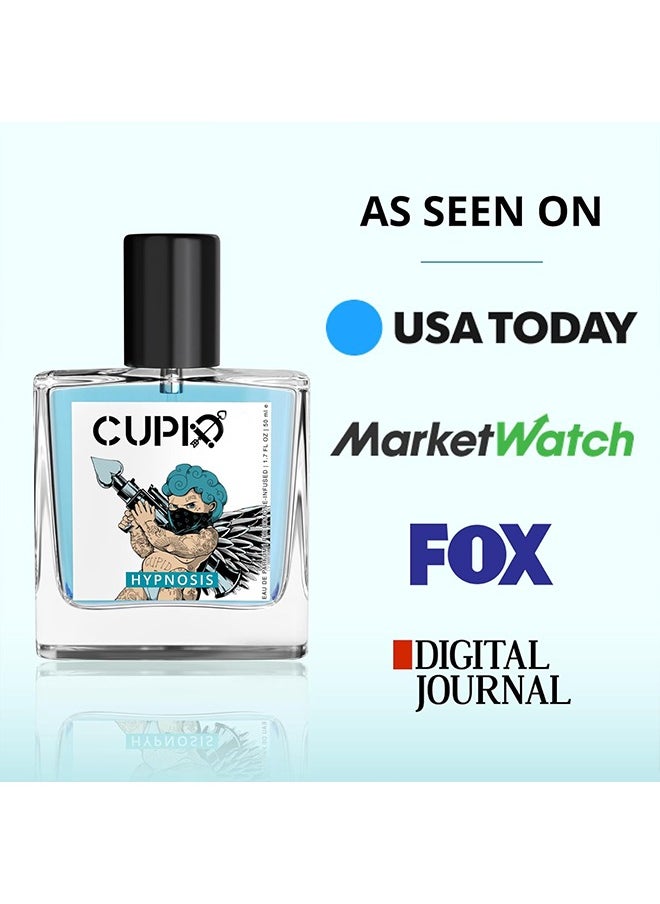 CUPID - Original EDP Hypnosis 2.0 Pheromone-Infused Cologne for Men - Pheromone Perfume for Men Fragrance - Real Pheromone Perfume 50ml - Image 1