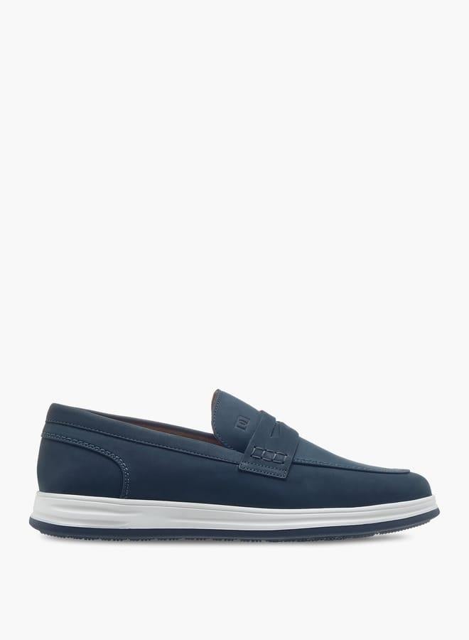 DUCHINI Men's Cutout Detail Slip-On Loafers - Image 2