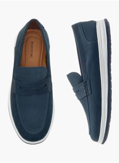 DUCHINI Men's Cutout Detail Slip-On Loafers  - Image 1