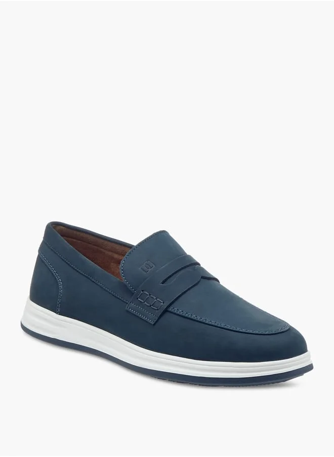 دوتشيني Men's Cutout Detail Slip-On Loafers