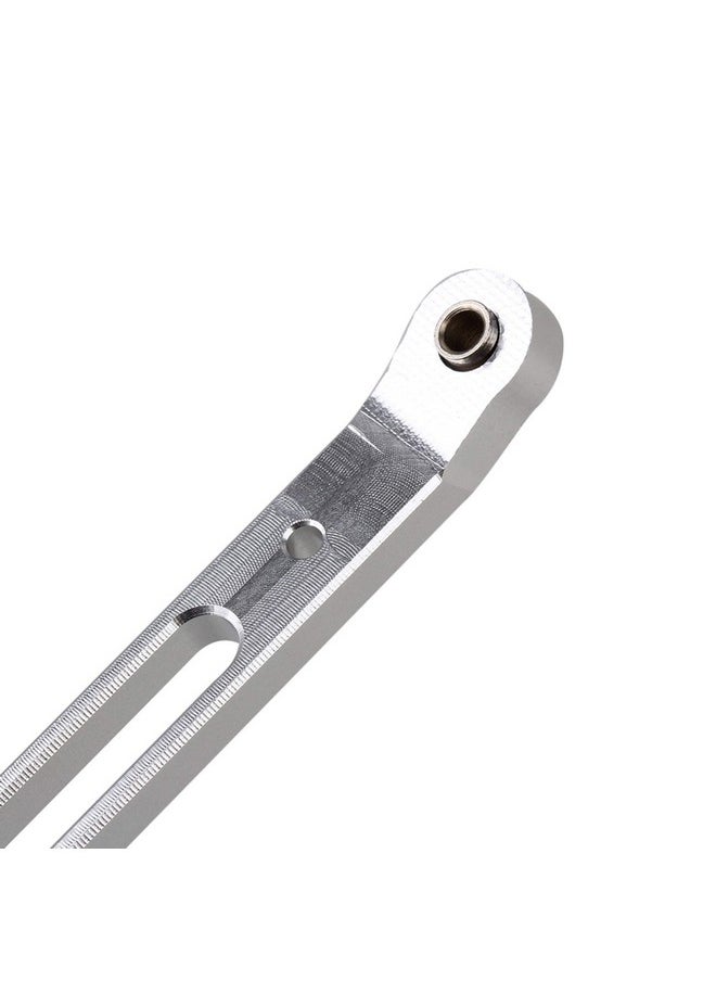 Mxfans Mxfans 2pcs Silver Al. Upgrade Rear Upper & Lower Chassis Linkage Link AX31007 Replacement for AXIAL RC1:10  - Image 4