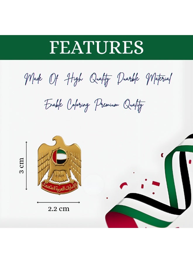 PRINTSHOP4ME UAE National Day Badges for celebrating National | Flag day and spirit of union badges for men | Women | Kids for events - Image 3