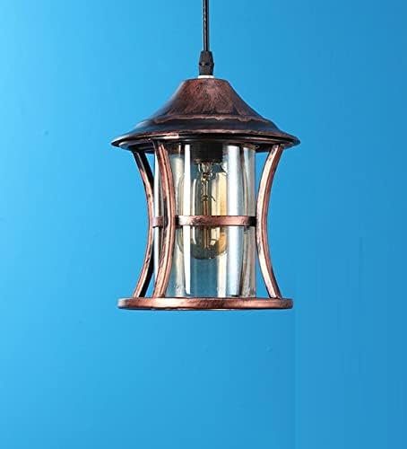 kinis Decorative Hanging Lamp/Pendant Lamp/Ceiling Light to Décor Home/Living Room/Bedroom/Office/Dining/Cafe/Restaurants, Curve Design, Copper Antique (Pack of 1, with Bulb) - Image 2